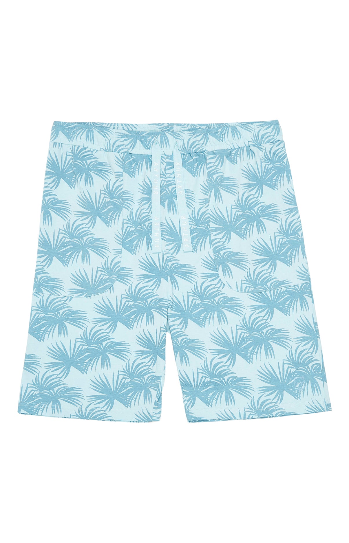Short Homme Palmier Bleu 3