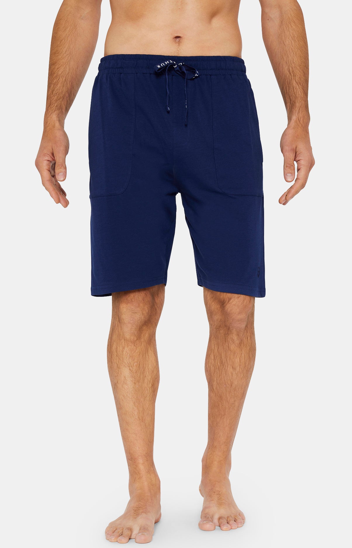 Short Homme Coton Homme Marine 2
