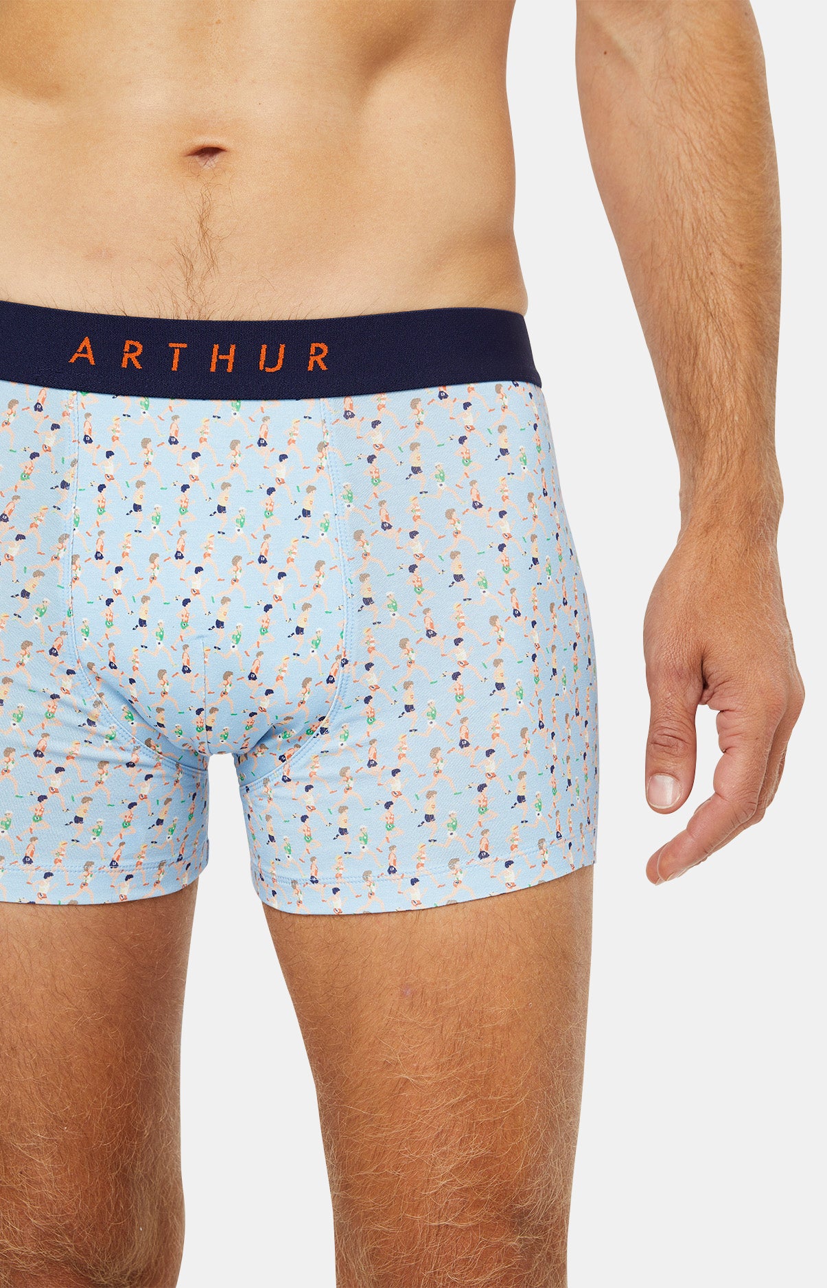 Boxer Homme Marathon Bleu 2