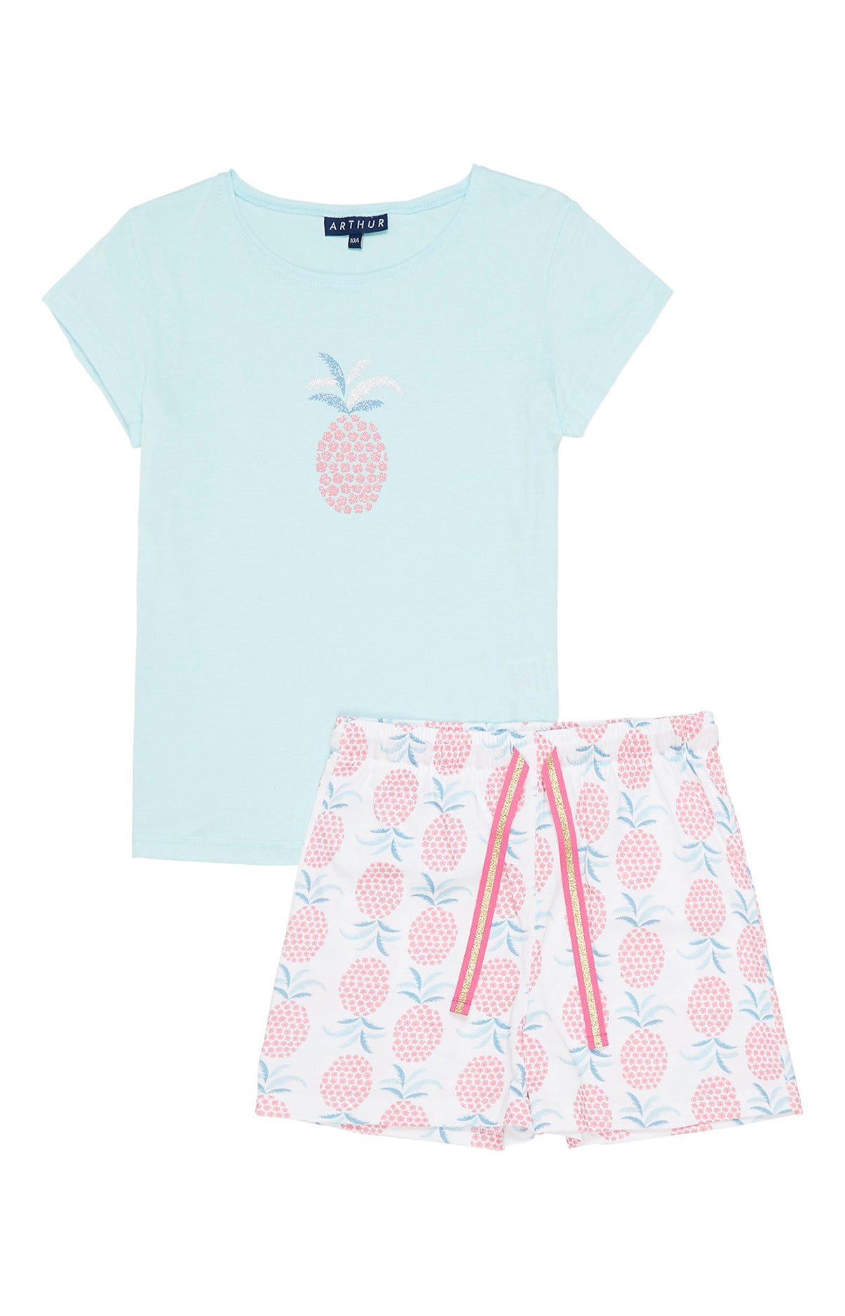 Pyjashort Enfant Ananas Multicolore 3