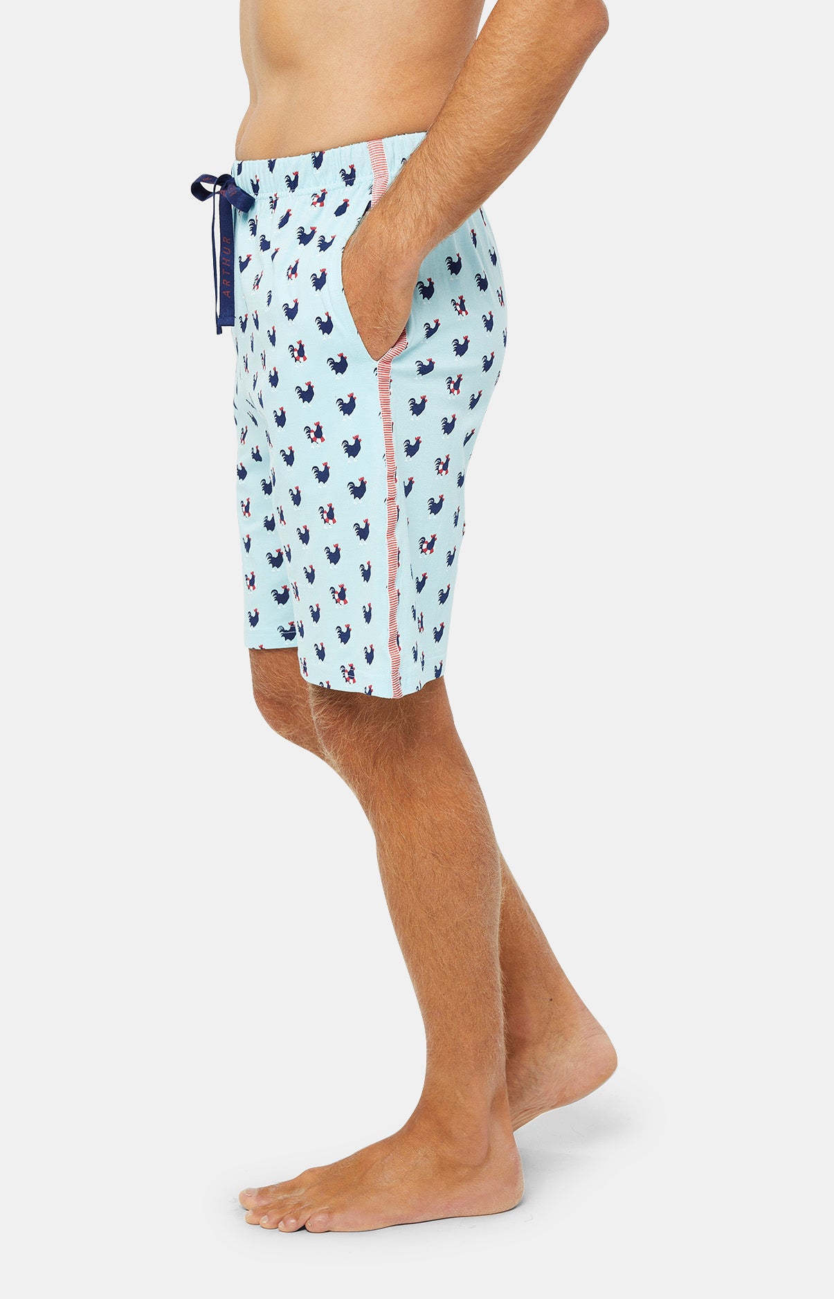 Pyjashort Homme Coq Bleu 5