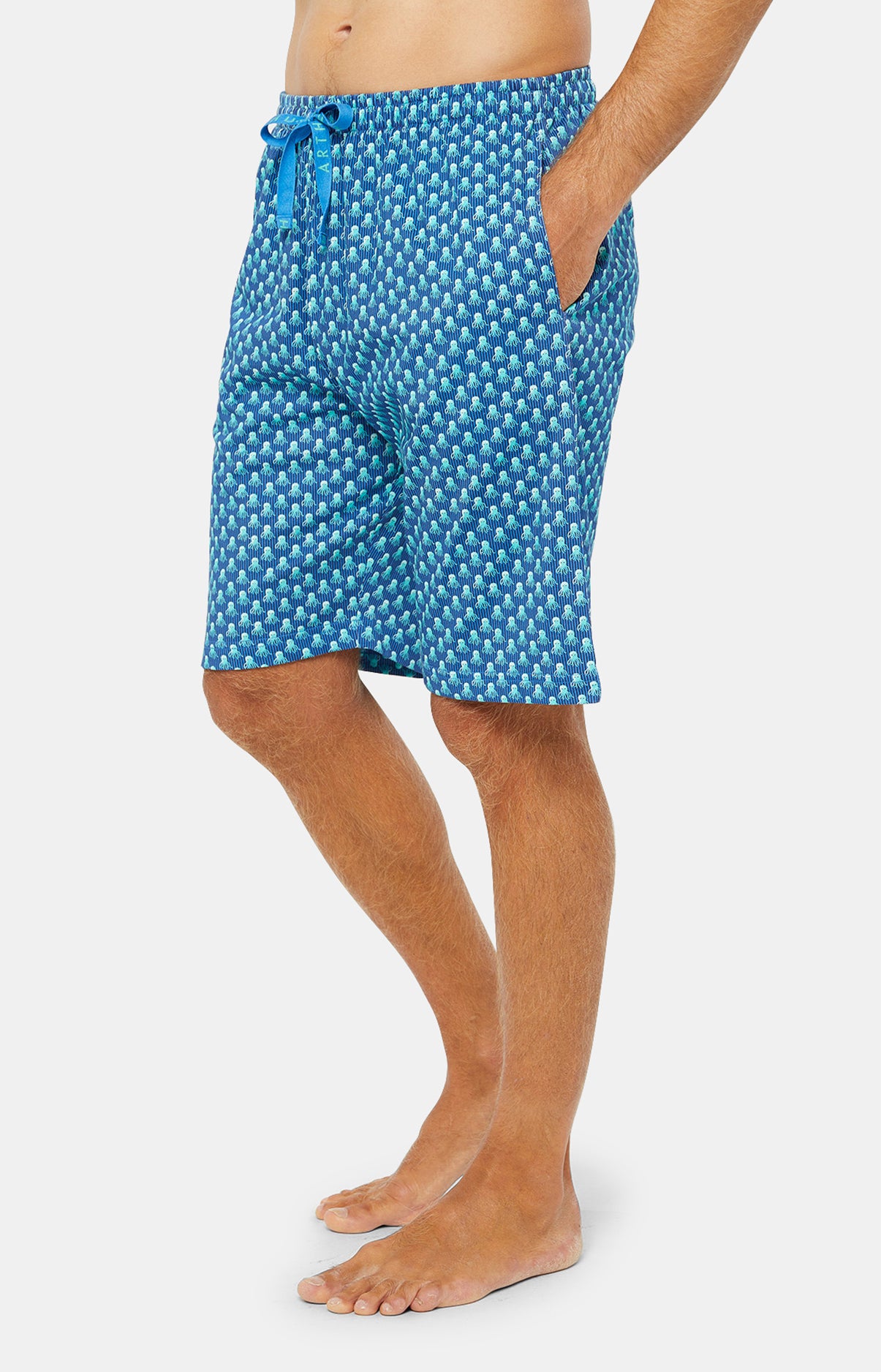 Pyjashort Homme Poulpe Fiction Vert 5