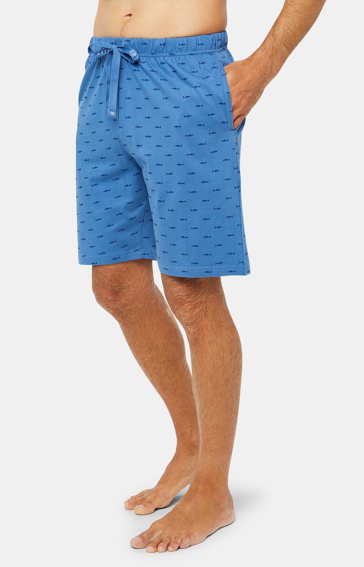 Pyjashort Homme Requin Bleu 5