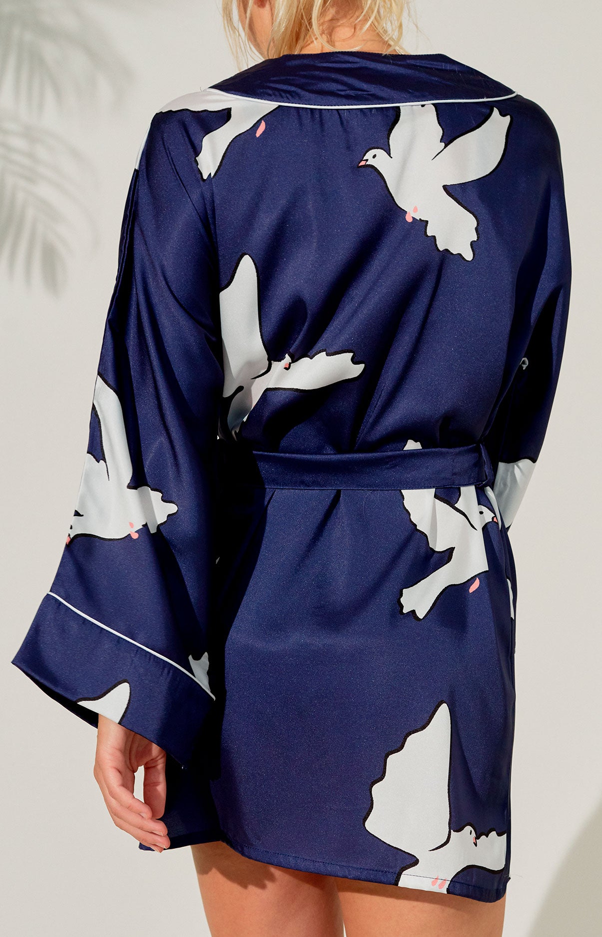 Kimono Femme Colombe Marine 4