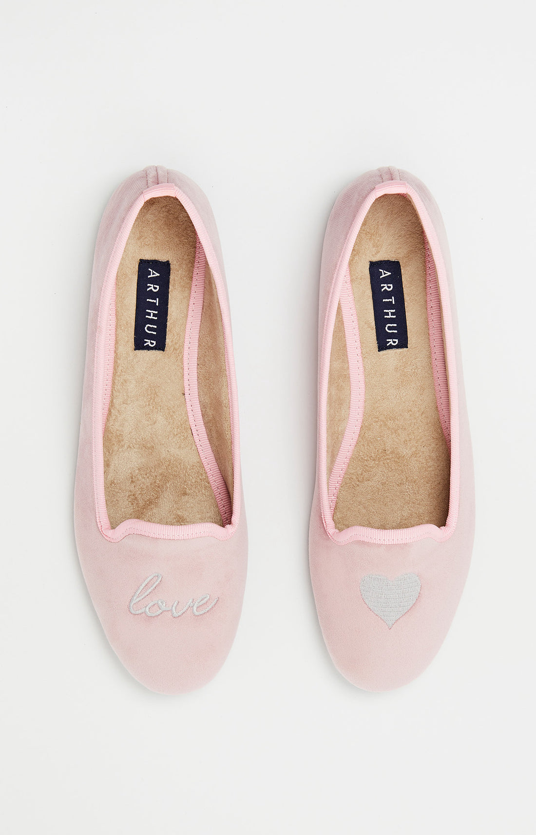 Ballerines Femme unies Rose 2