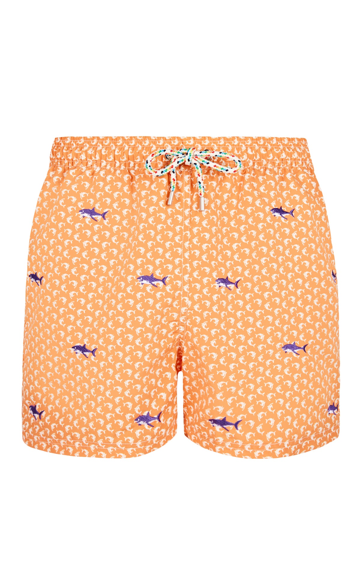 Short de bain Homme brodé Requin Marine 9