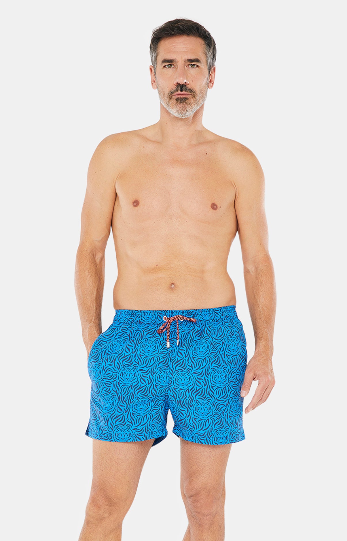 Short de bain Homme Tigre Marine 1