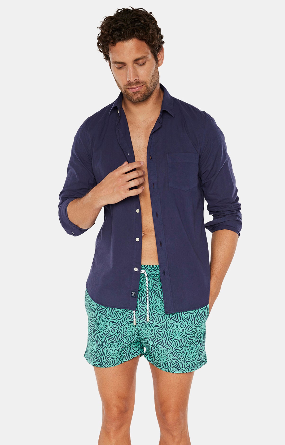 Short de bain Homme Tigre Marine 8