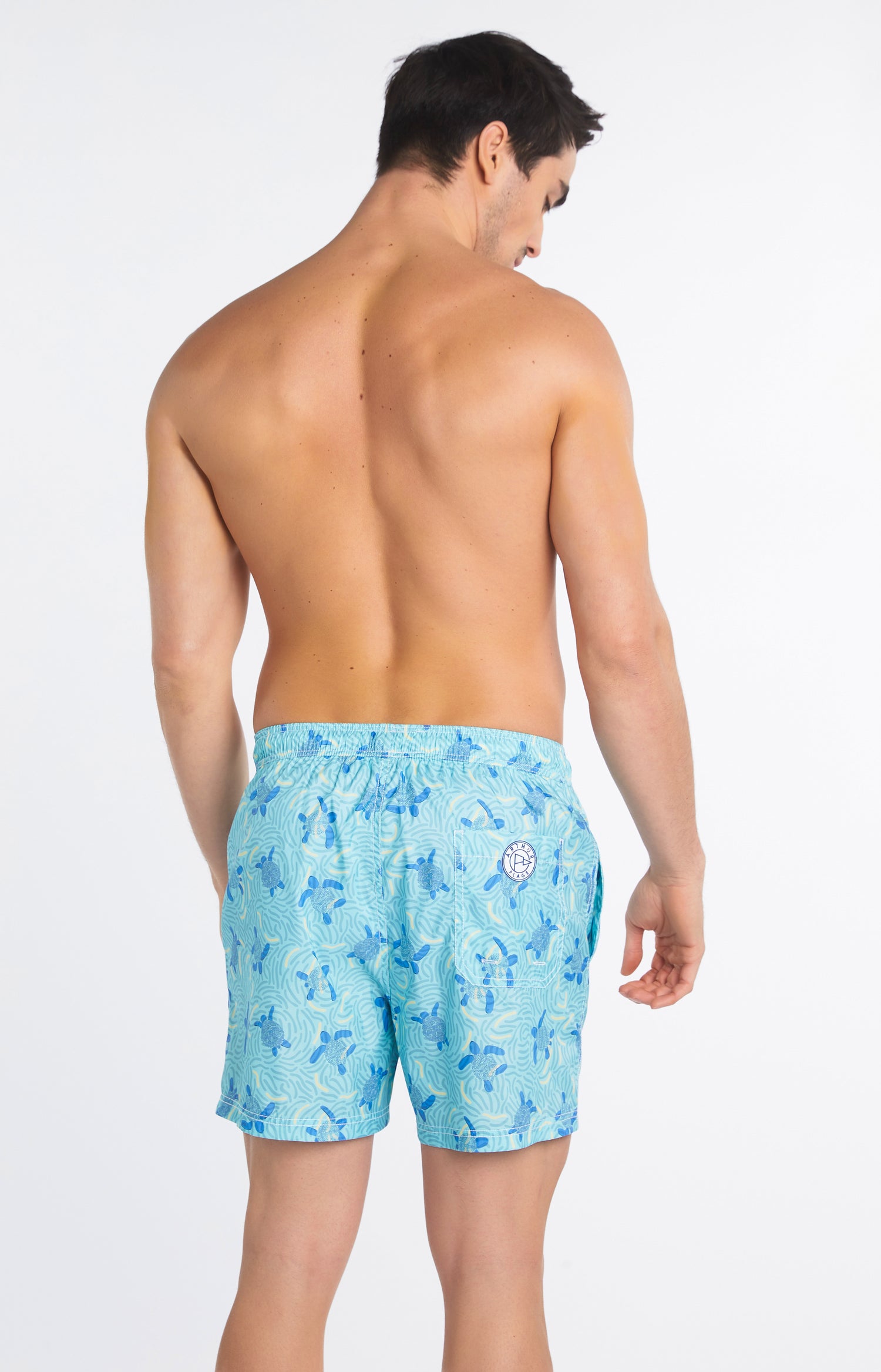 Short de bain Homme Tortue Bleu 5