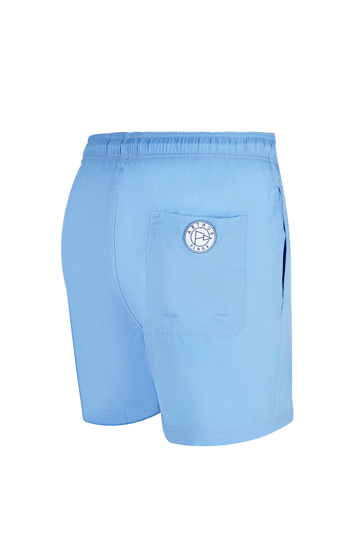 Short de bain Homme uni Bleu 4