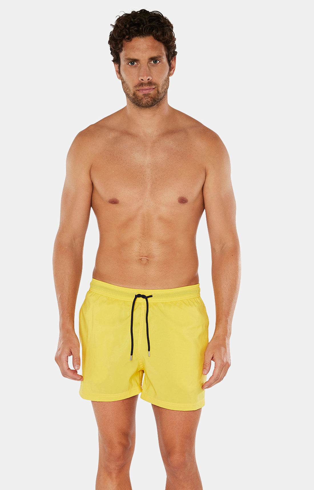 Short de bain Homme Polyester recyclé Jaune 1