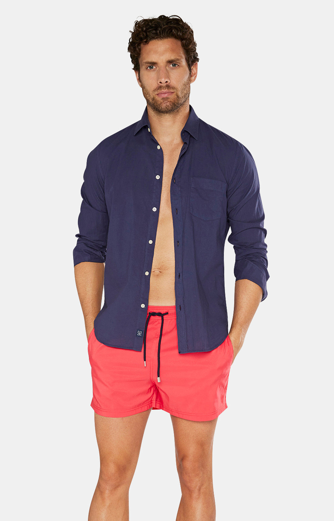 Short de bain Homme Polyester recyclé Jaune 26