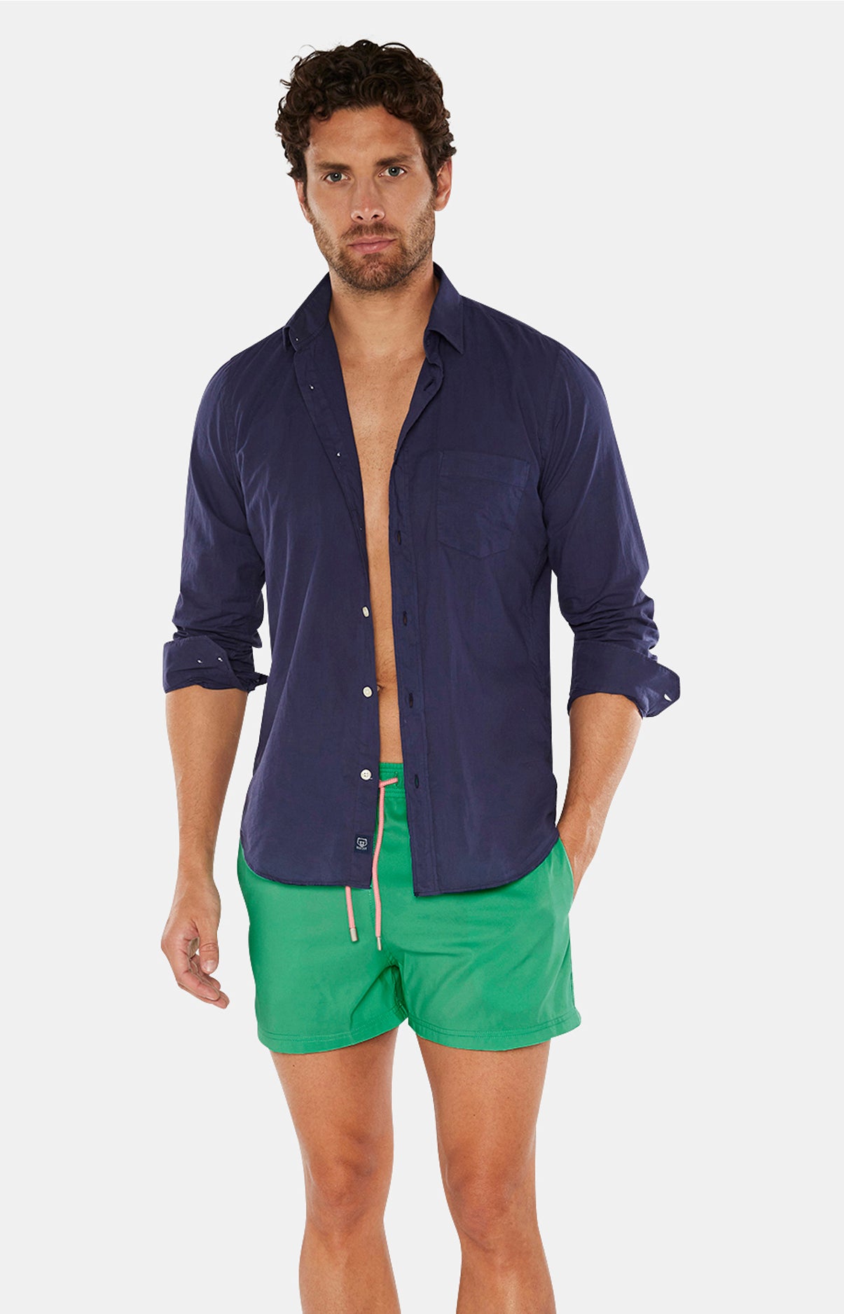 Short de bain Homme Polyester recyclé Jaune 31