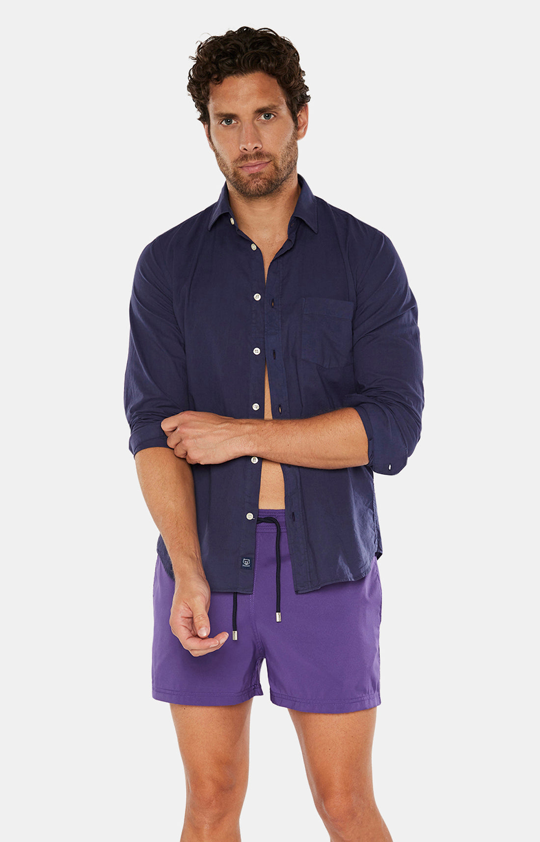 Short de bain Homme Polyester recyclé Jaune 38