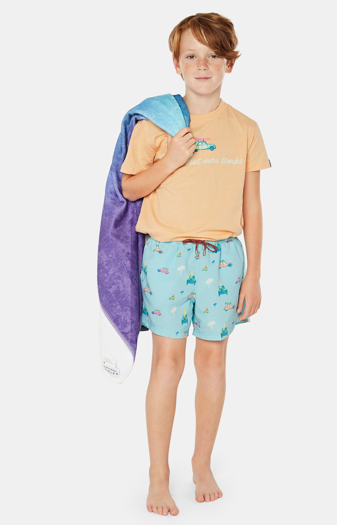 Short de bain Enfant 2CV Bleu 1