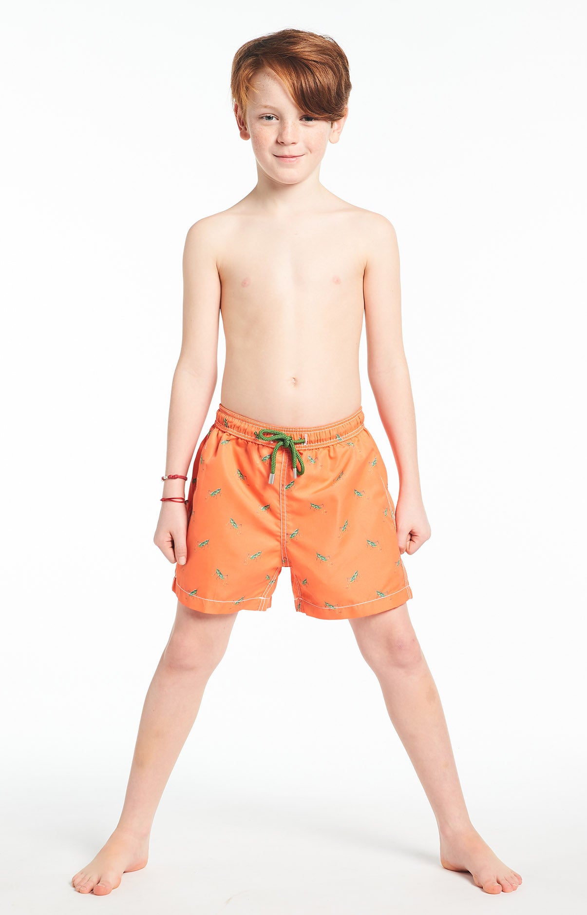 Short de bain Enfant Cricket Orange 1