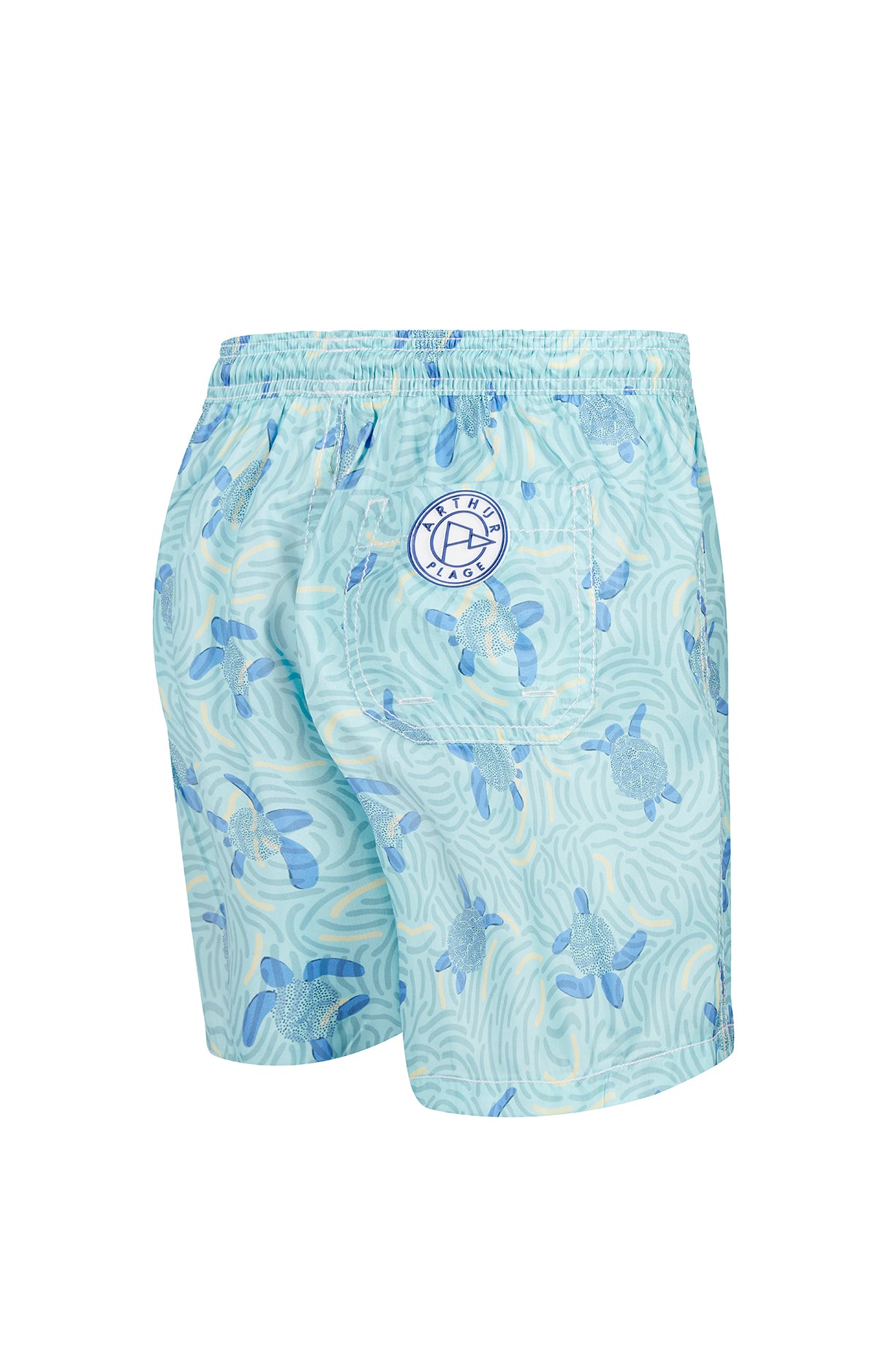 Short de bain Enfant Tortue Bleu 4