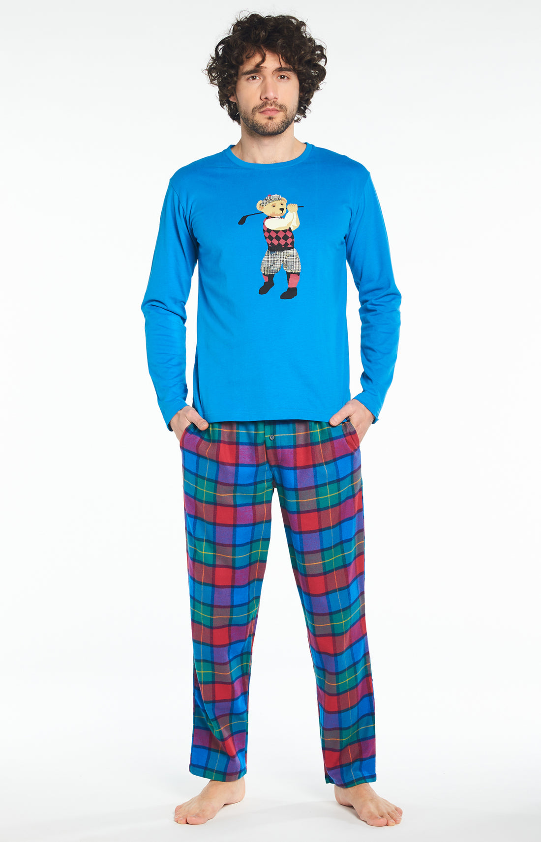 Pyjama long Homme Green de Champion Multicolore 2