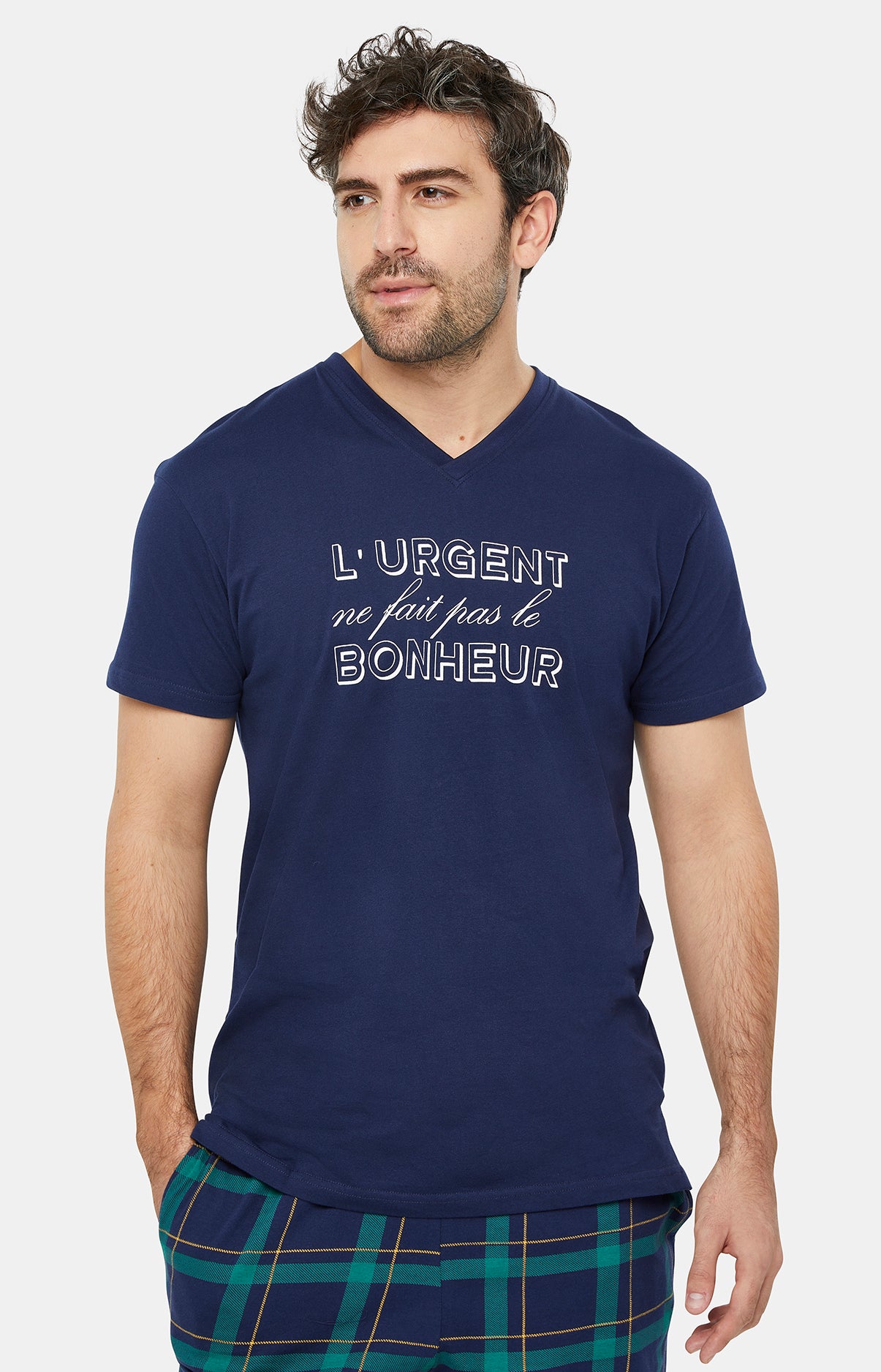 Pyjashort Homme Benjamin Marine 5