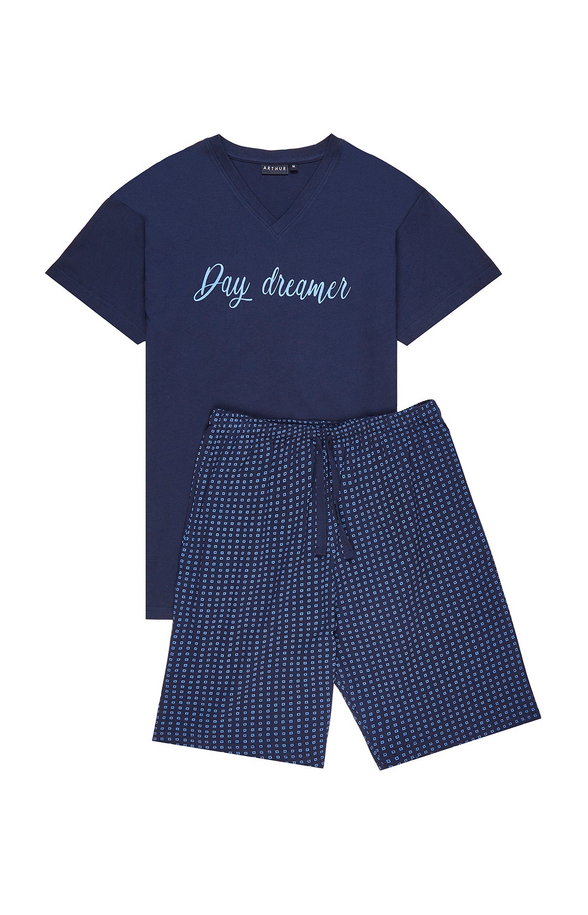 Pyjashort Homme Day Dreamer Marine 3