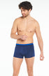 Boxer Slippé Homme Uni Rose 6