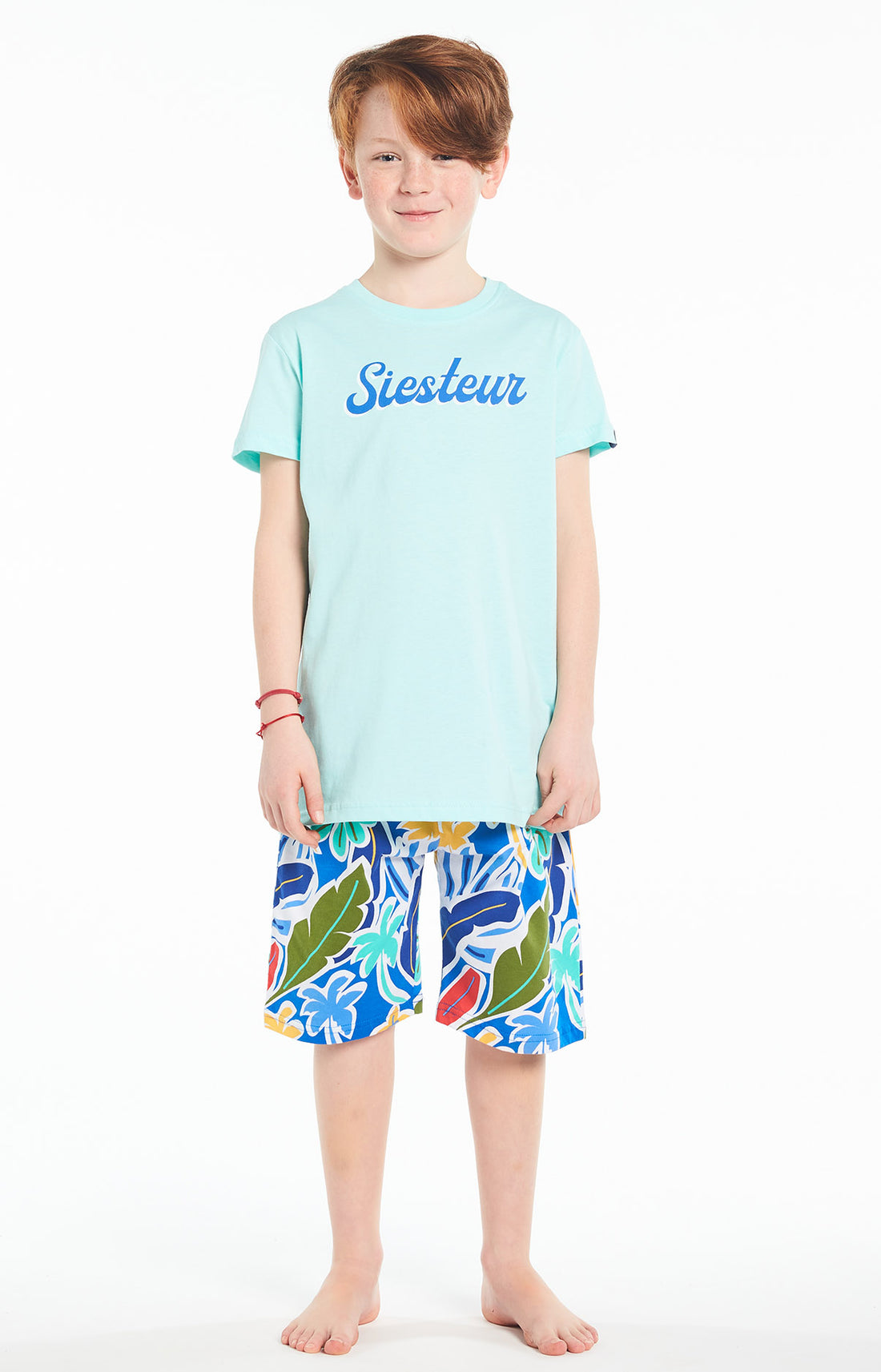 Pyjama court Enfant Malibu Bleu 1