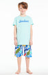 Pyjama court Enfant Malibu Bleu 1