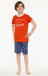 Pyjama court Enfant Roland Garros Blanc et Ivoire 1