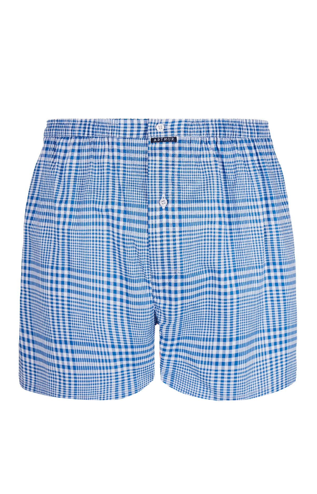 Caleçon Le Français Homme Tartan Bleu 3