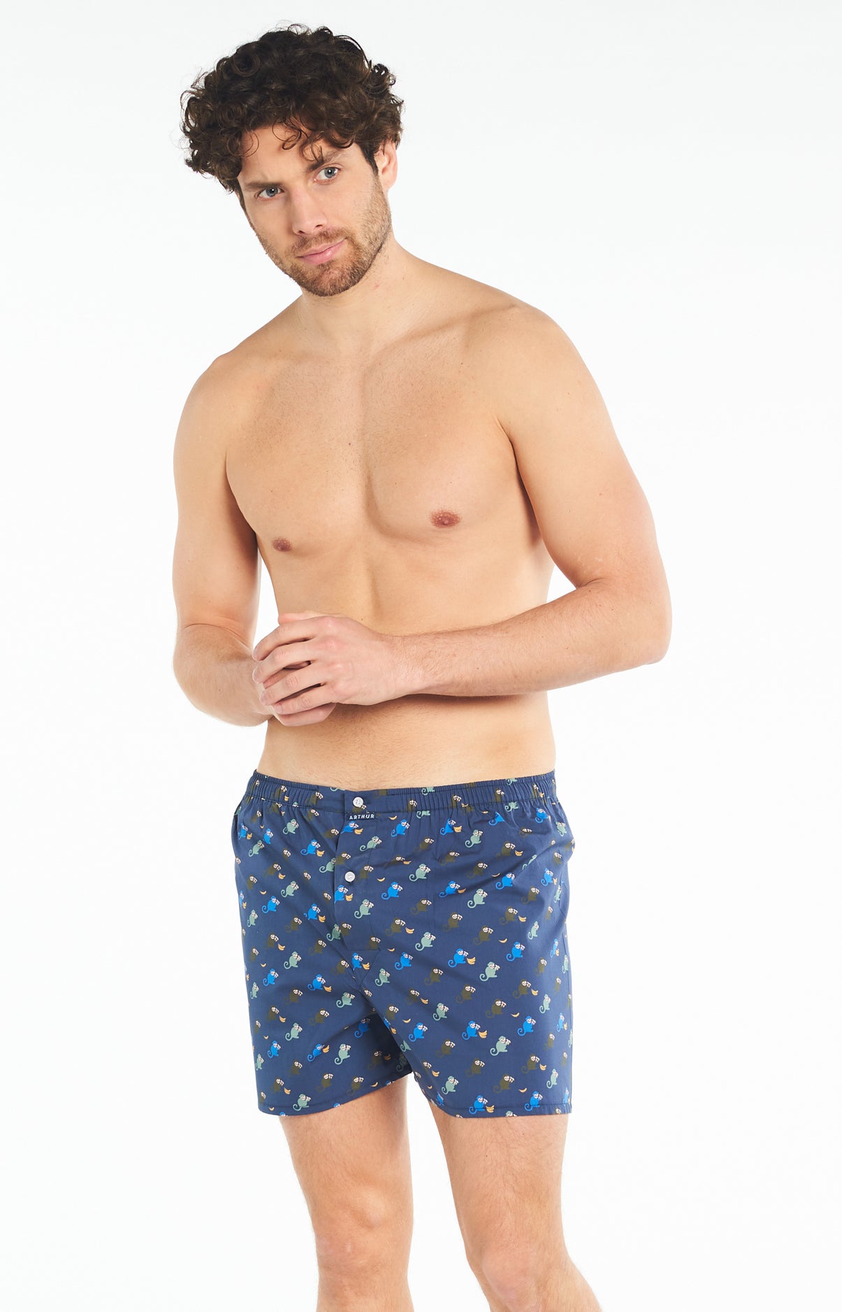 Caleçon Le Français Homme Monkey Marine 2