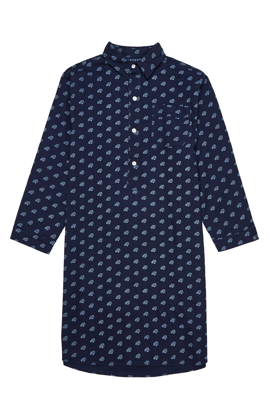 Chemise Grand-Père Homme 2CV Marine 3