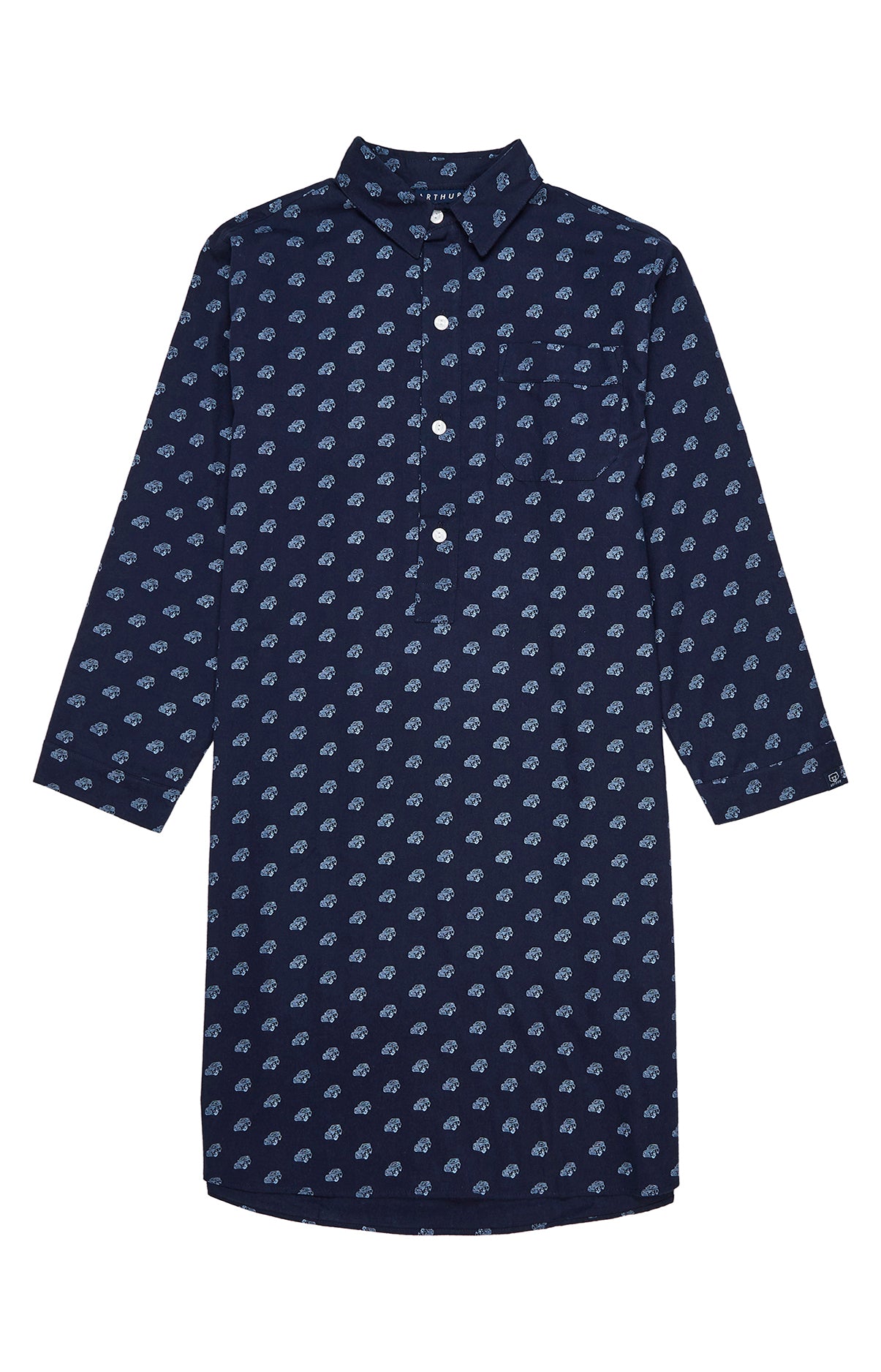 Chemise Grand-Père Homme 2CV Marine 3