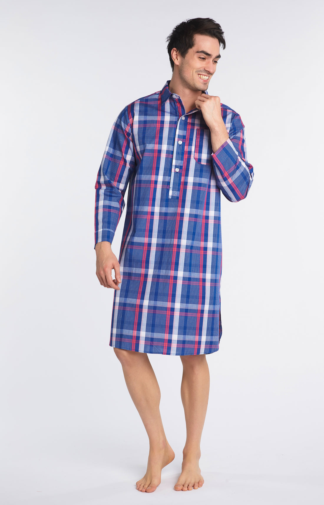 Chemise de nuit Grand-Père Homme Opéra Marine 2