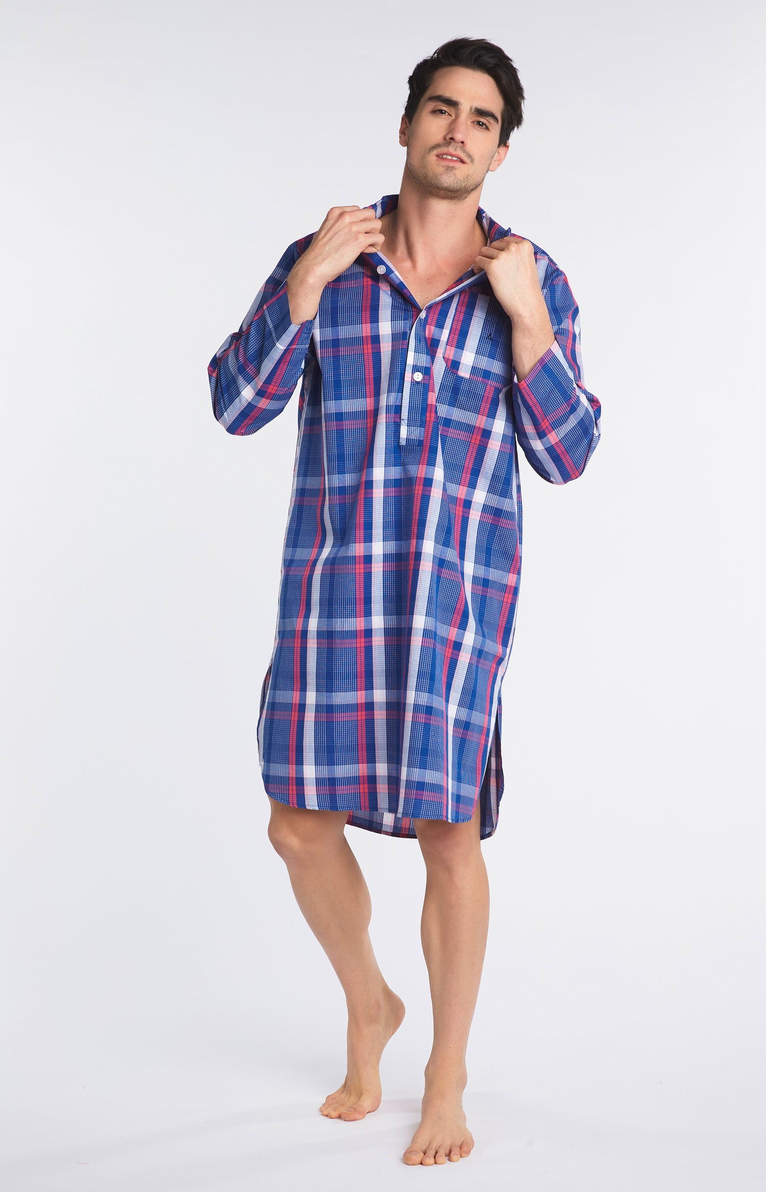 Chemise de nuit Grand-Père Homme Opéra Marine 1