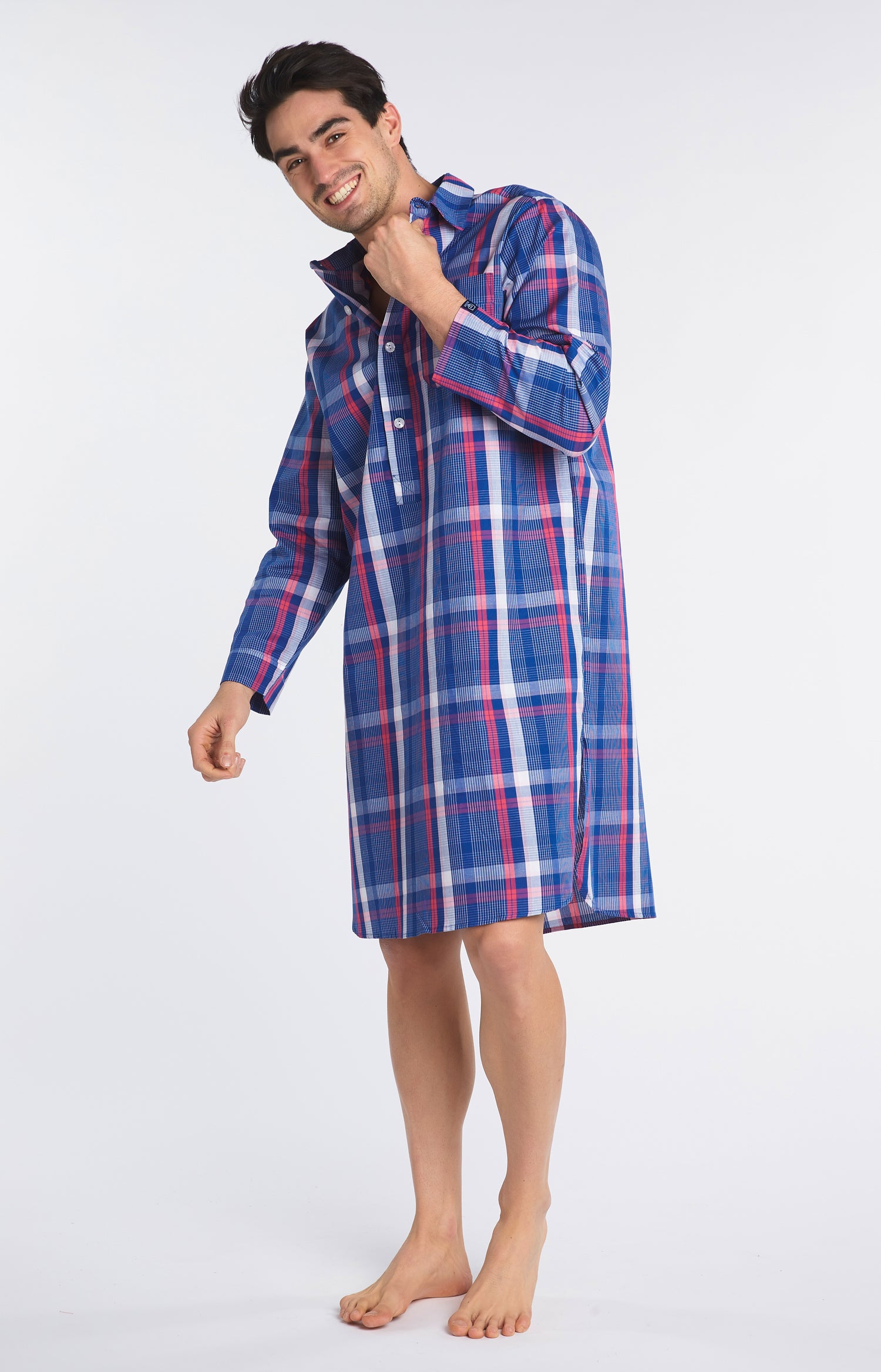 Chemise de nuit Grand-Père Homme Opéra Marine 5