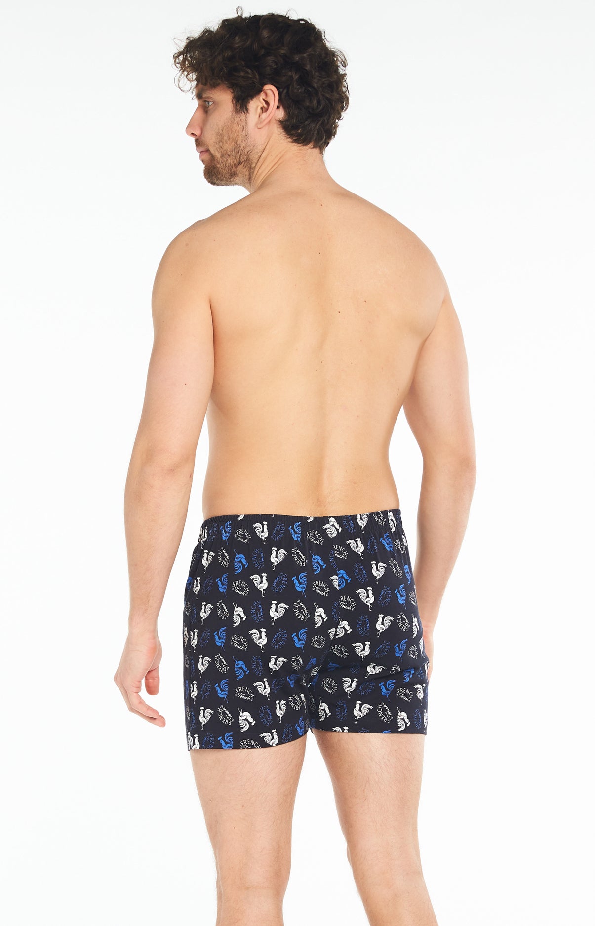Caleçon de Nuit Homme Coq Noir 6