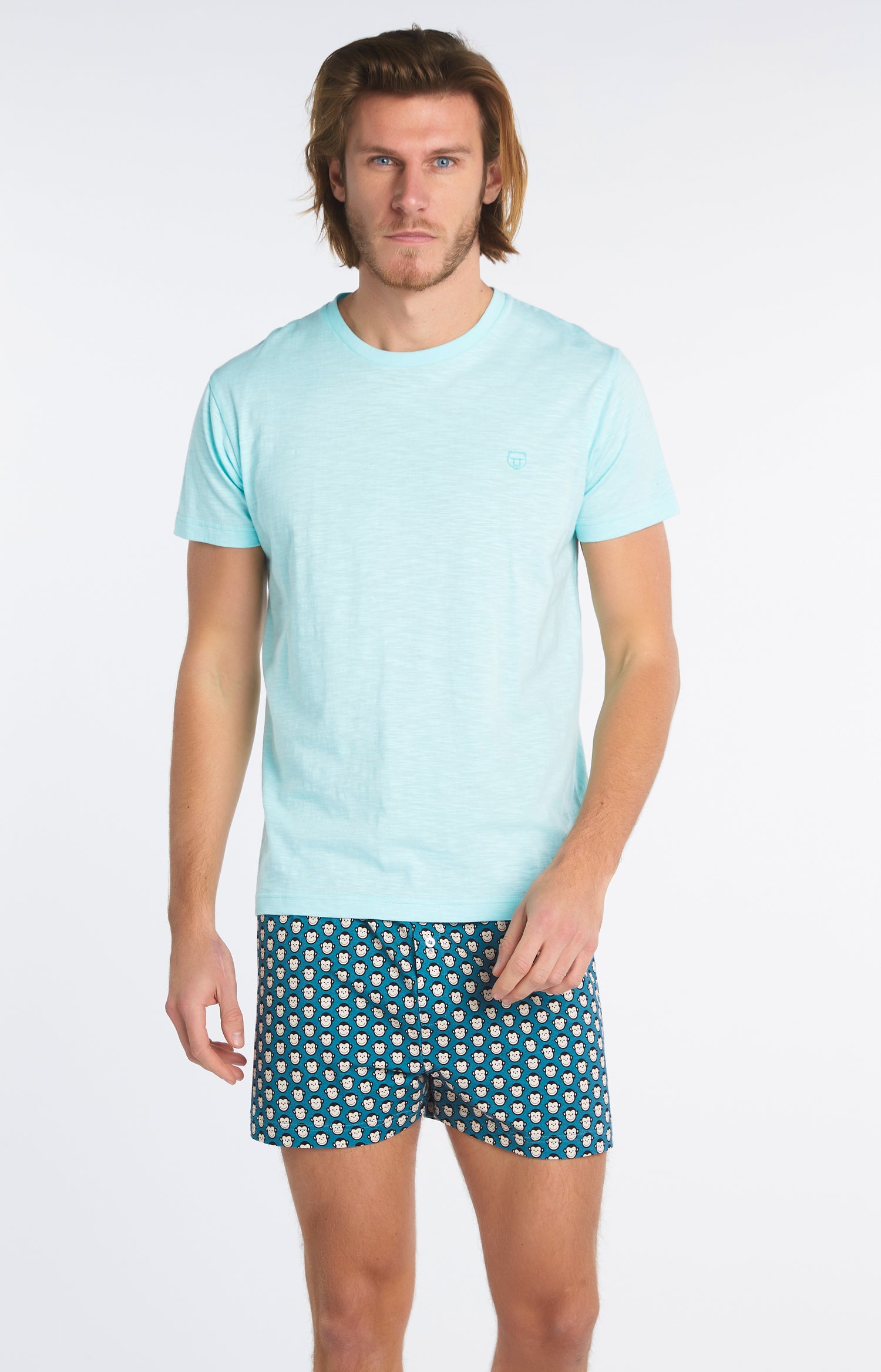 Caleçon de nuit Homme Gogo Bleu 5
