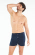 Caleçon de nuit Homme Uni Marine 1