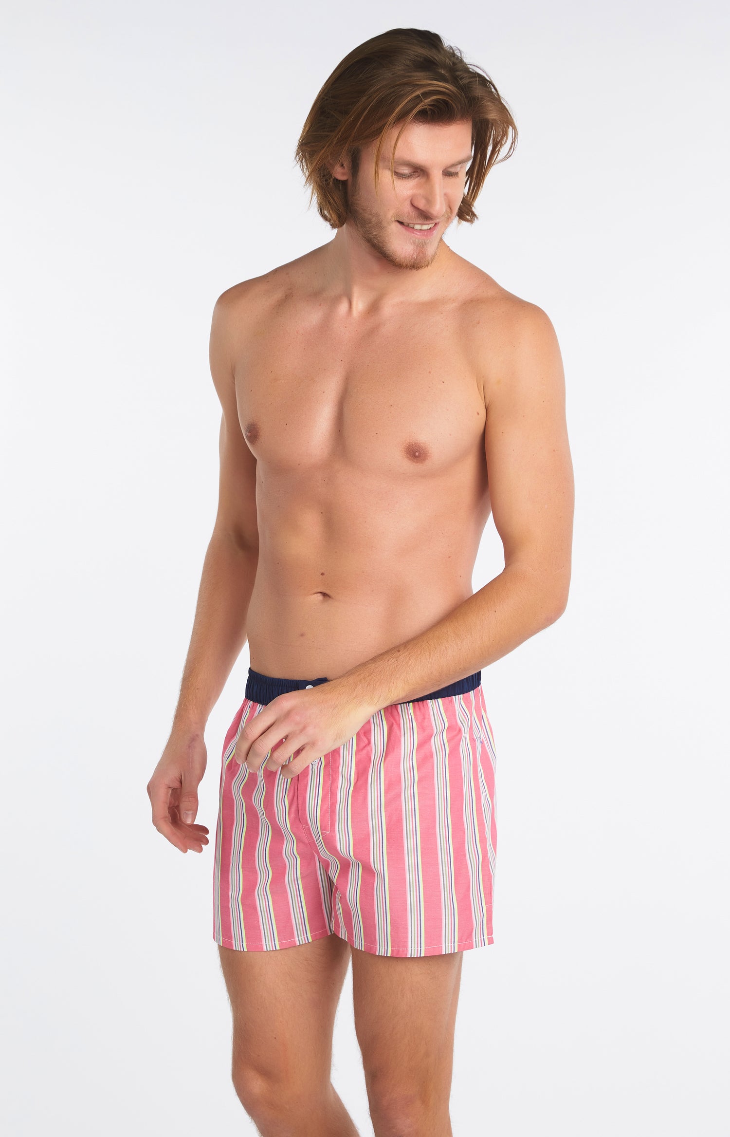 Caleçon avec suspensoir Homme Le Club n°880 Rose 5