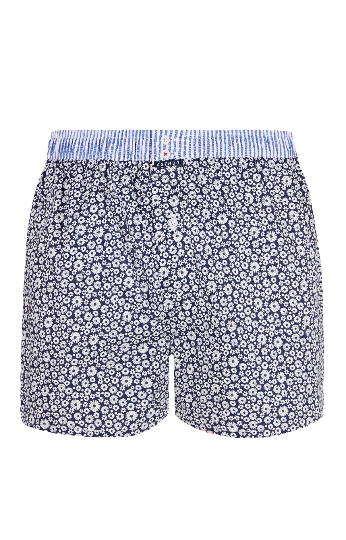Caleçon avec suspensoir Homme Le Club n°901 Marine 3