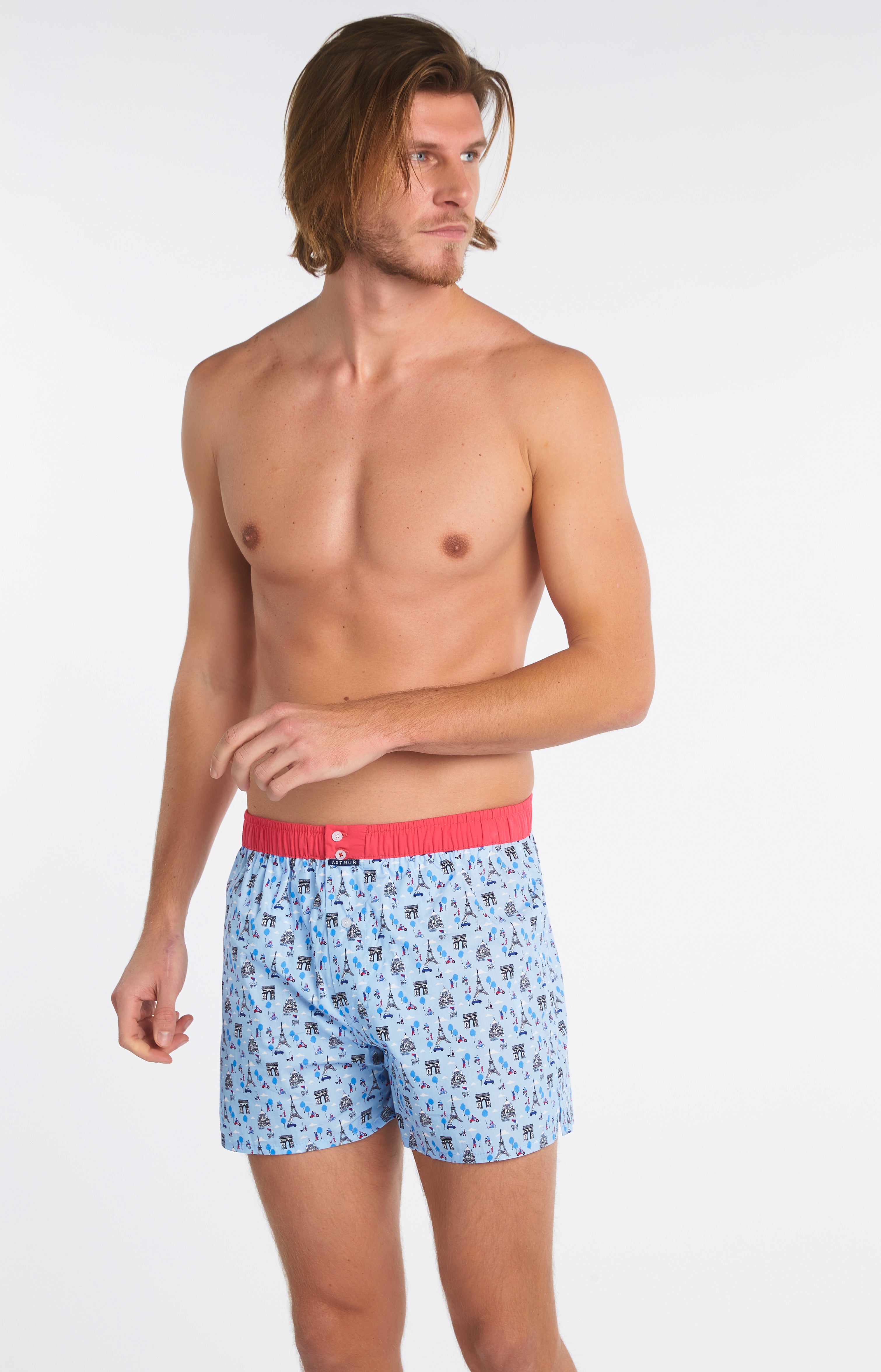 Caleçon avec suspensoir Homme Le Club n°902 Bleu 4