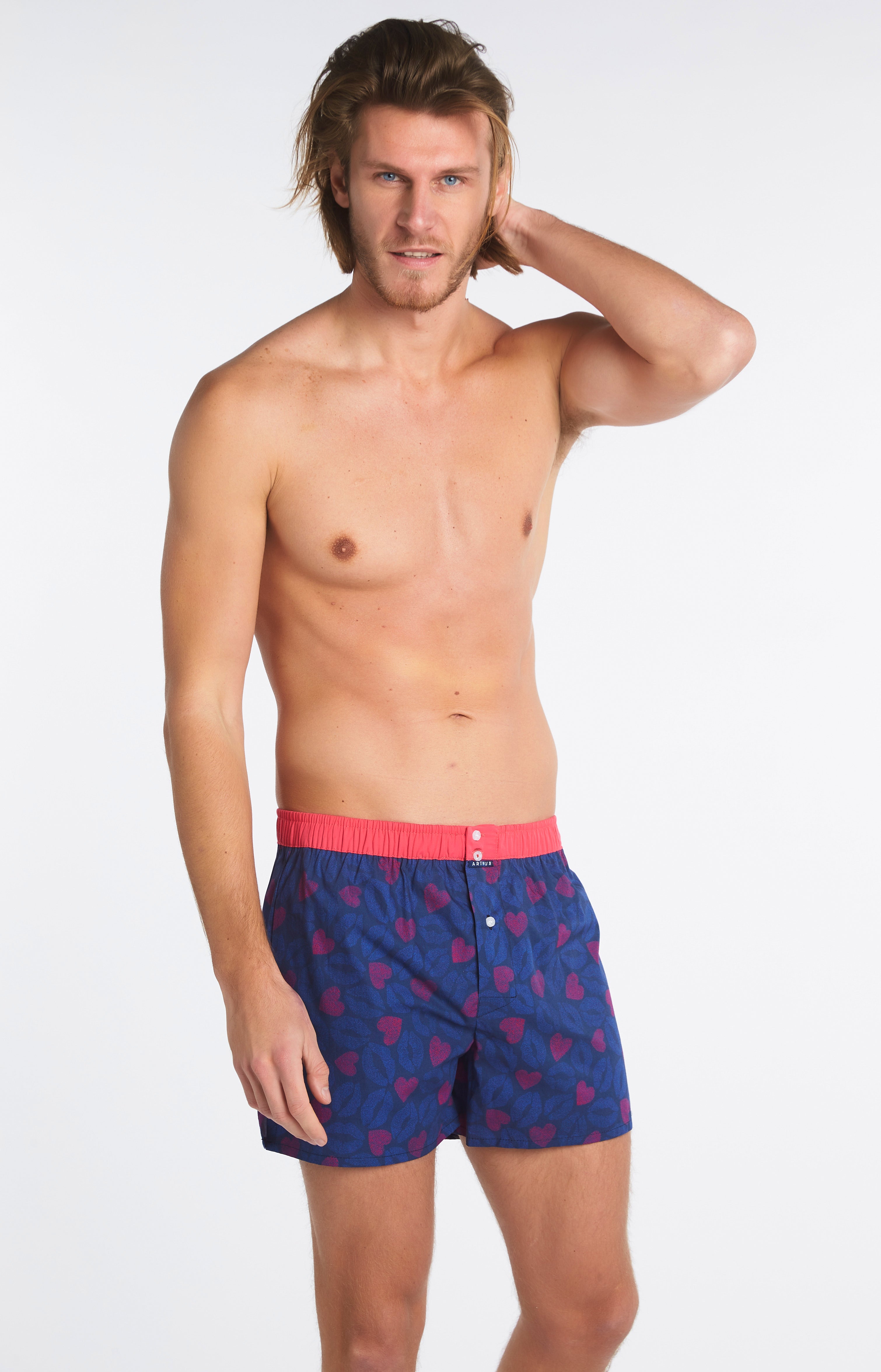 Caleçon avec suspensoir Homme Le Club n°903 Marine 4