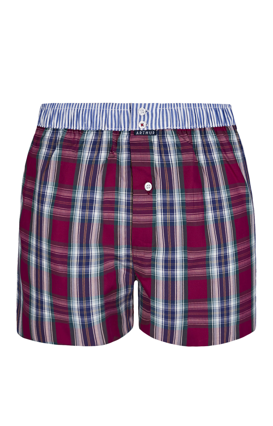 Caleçon avec suspensoir Homme Le Club n°922 Violet et Bordeaux 3