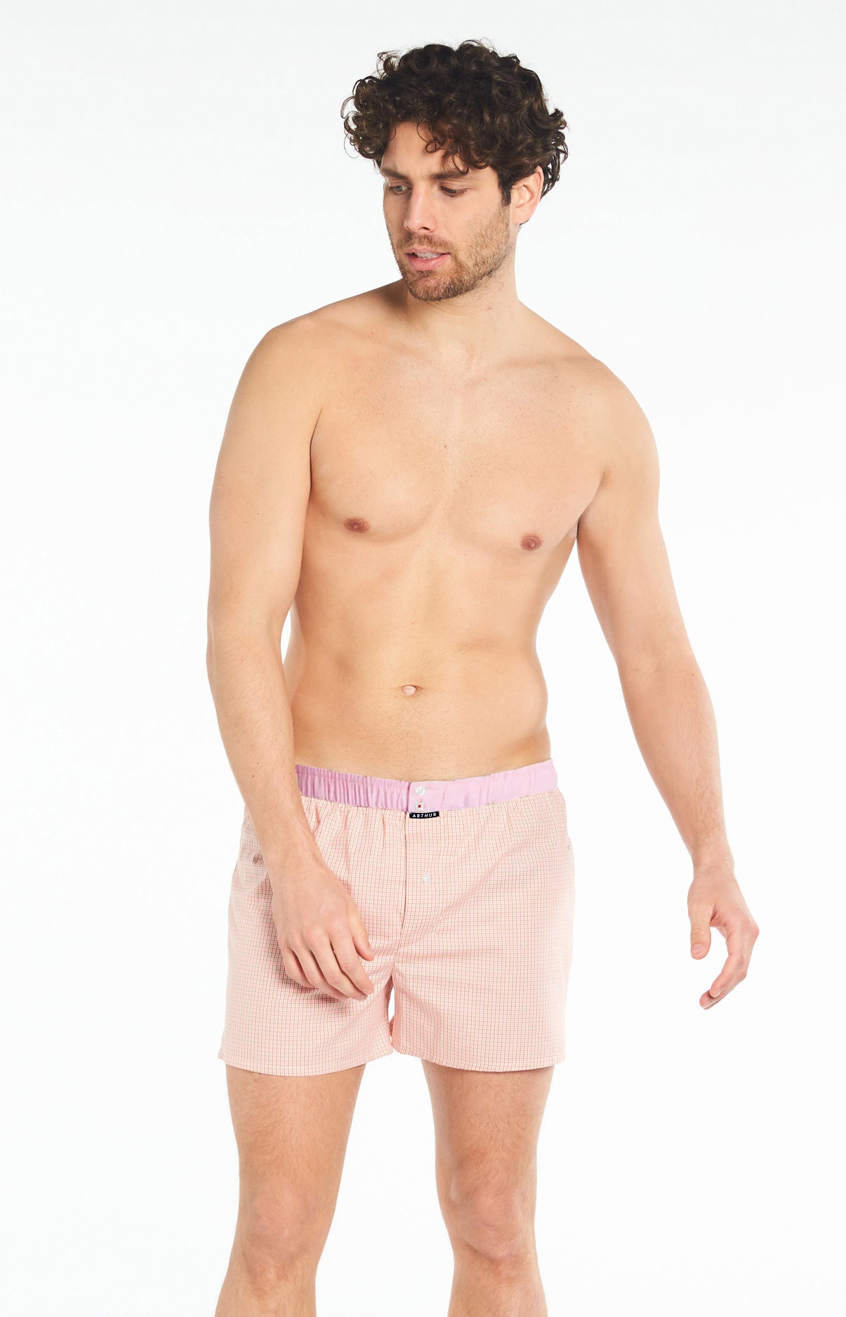 Caleçon avec suspensoir Homme Le Club n°924 Rose 6