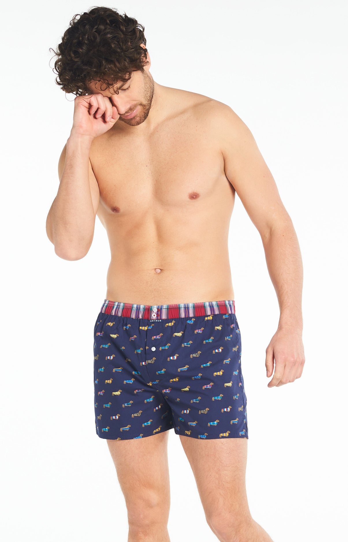 Caleçon avec suspensoir Homme Le Club n°928 Marine 4