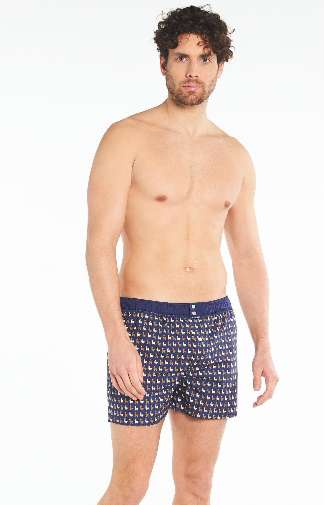 Caleçon avec suspensoir Homme Le Club n°932 Marine 2