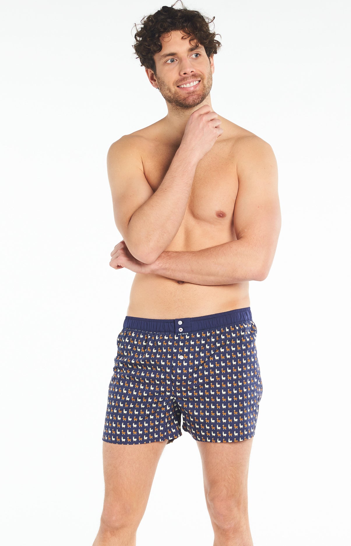 Caleçon avec suspensoir Homme Le Club n°932 Marine 4