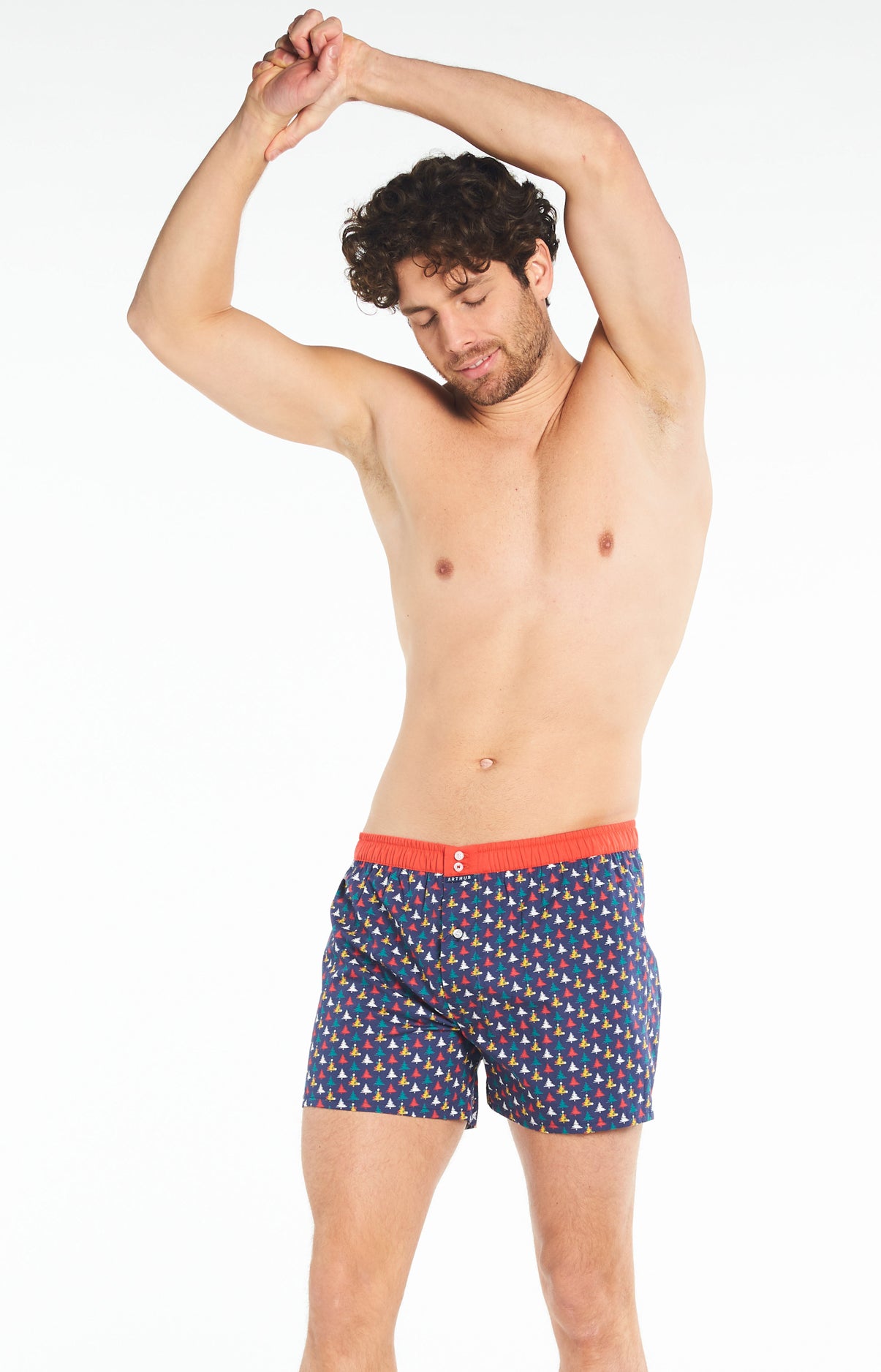 Caleçon avec suspensoir Homme Le Club n°936 Marine 4