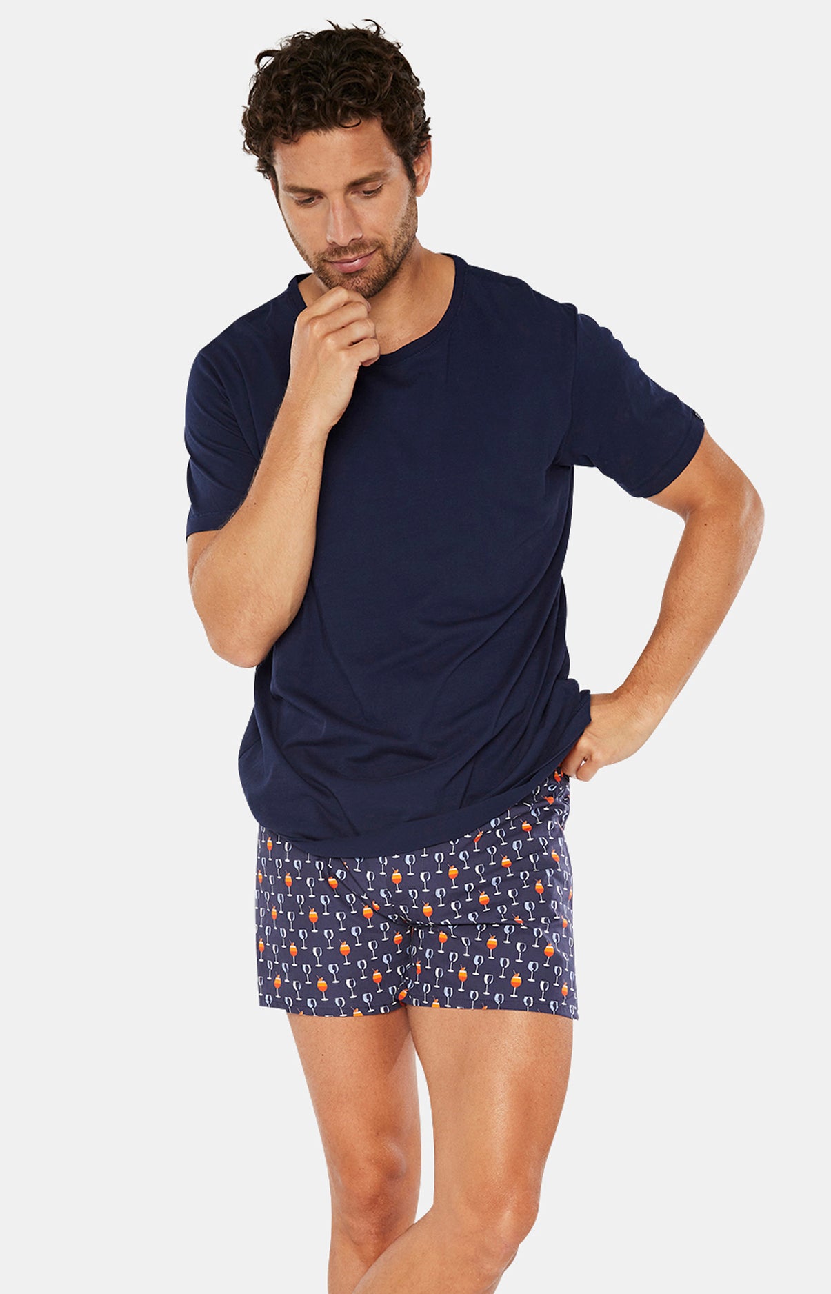 Caleçon avec suspensoir Homme Le Club n°971 Marine 4