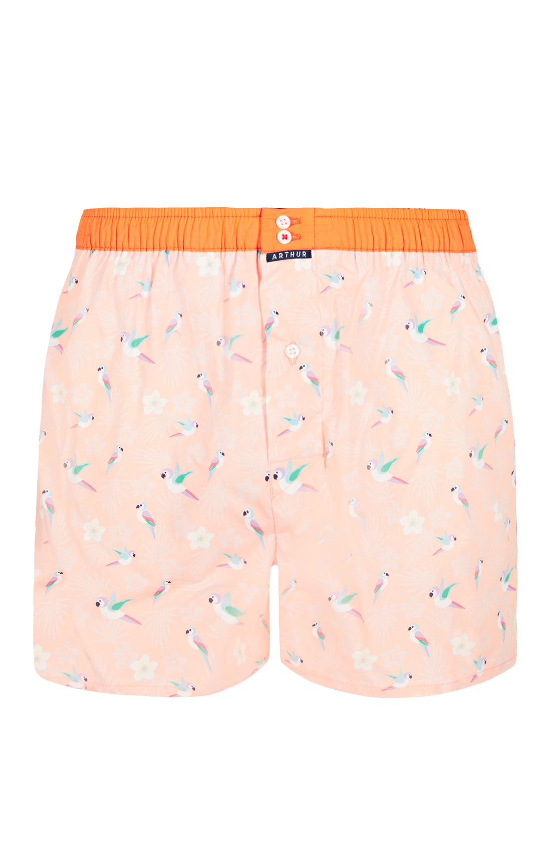 Caleçon avec suspensoir Homme Le Club n°978 Orange 3